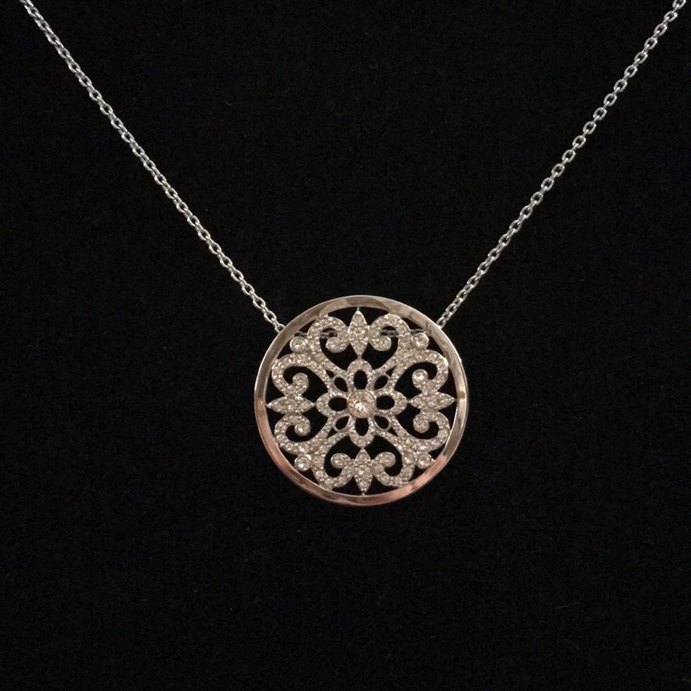 Touchstone Crystal by Swarovski Filigree Necklace